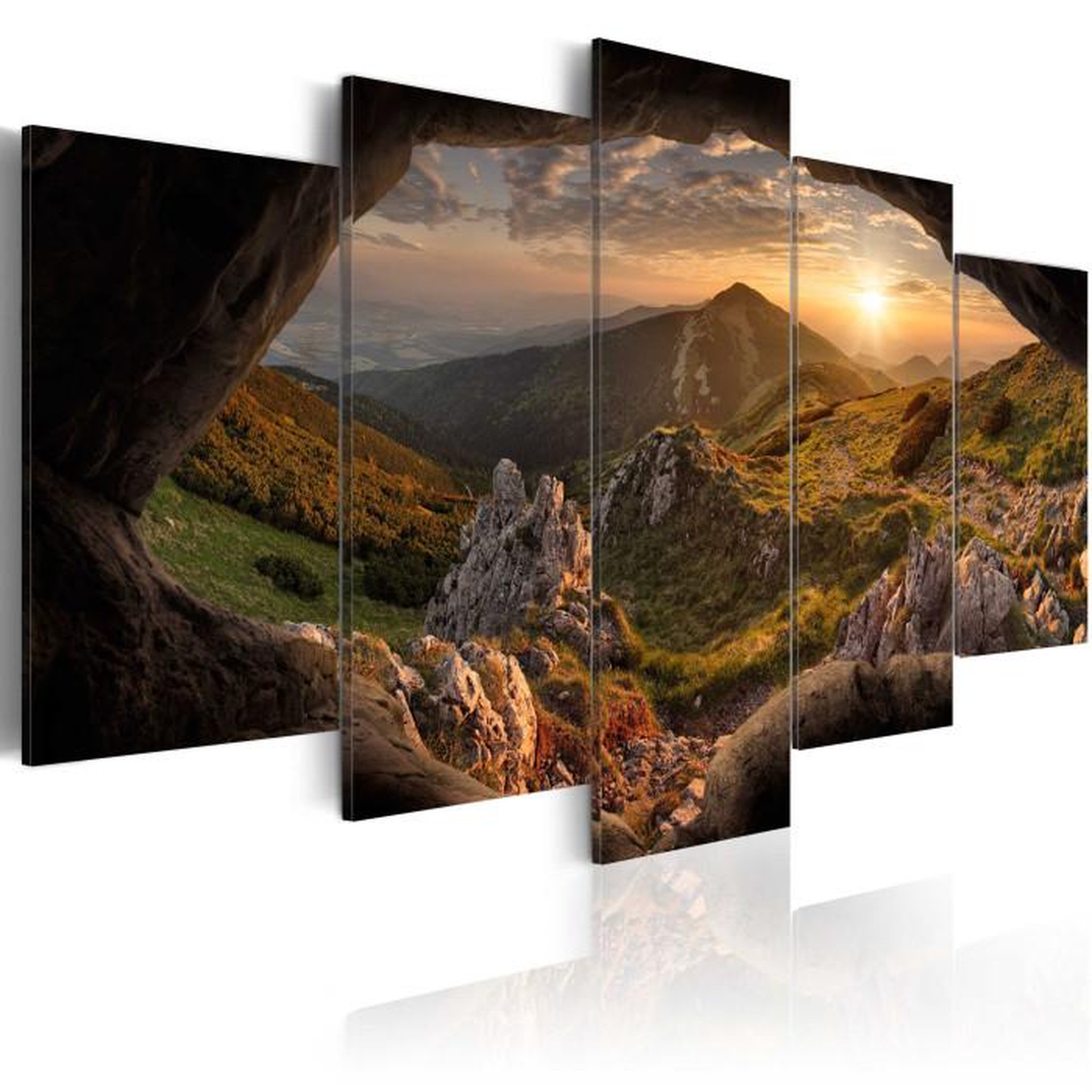 Paris Prix Tableau Imprimé  Sunset in the Valley. Coloris disponibles : Multicolore
