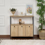 Voir la diapositive 2 : Habitat et Jardin Buffet en bois  Solace  - 120 x 30 x 77 cm - Beige