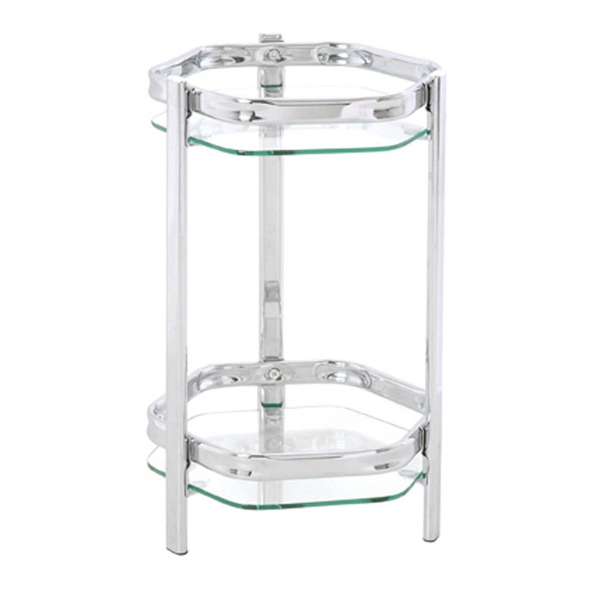 Paris Prix Porte-plantes verre  orchidea  45cm argent