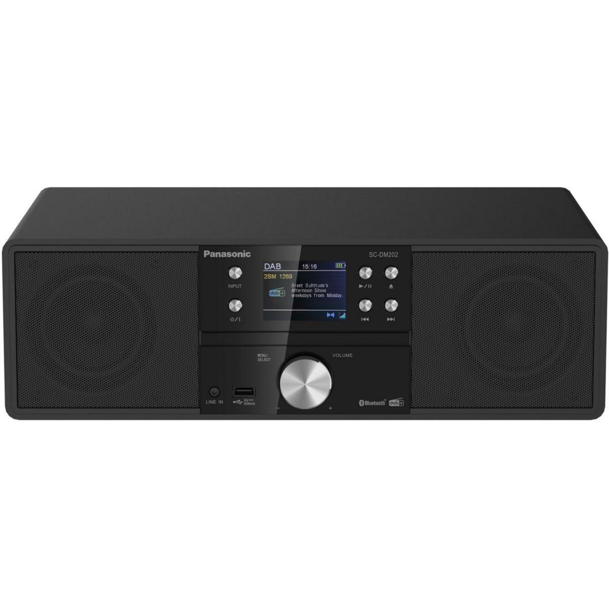 PANASONIC Chaîne HiFi SC-DM202EG-K