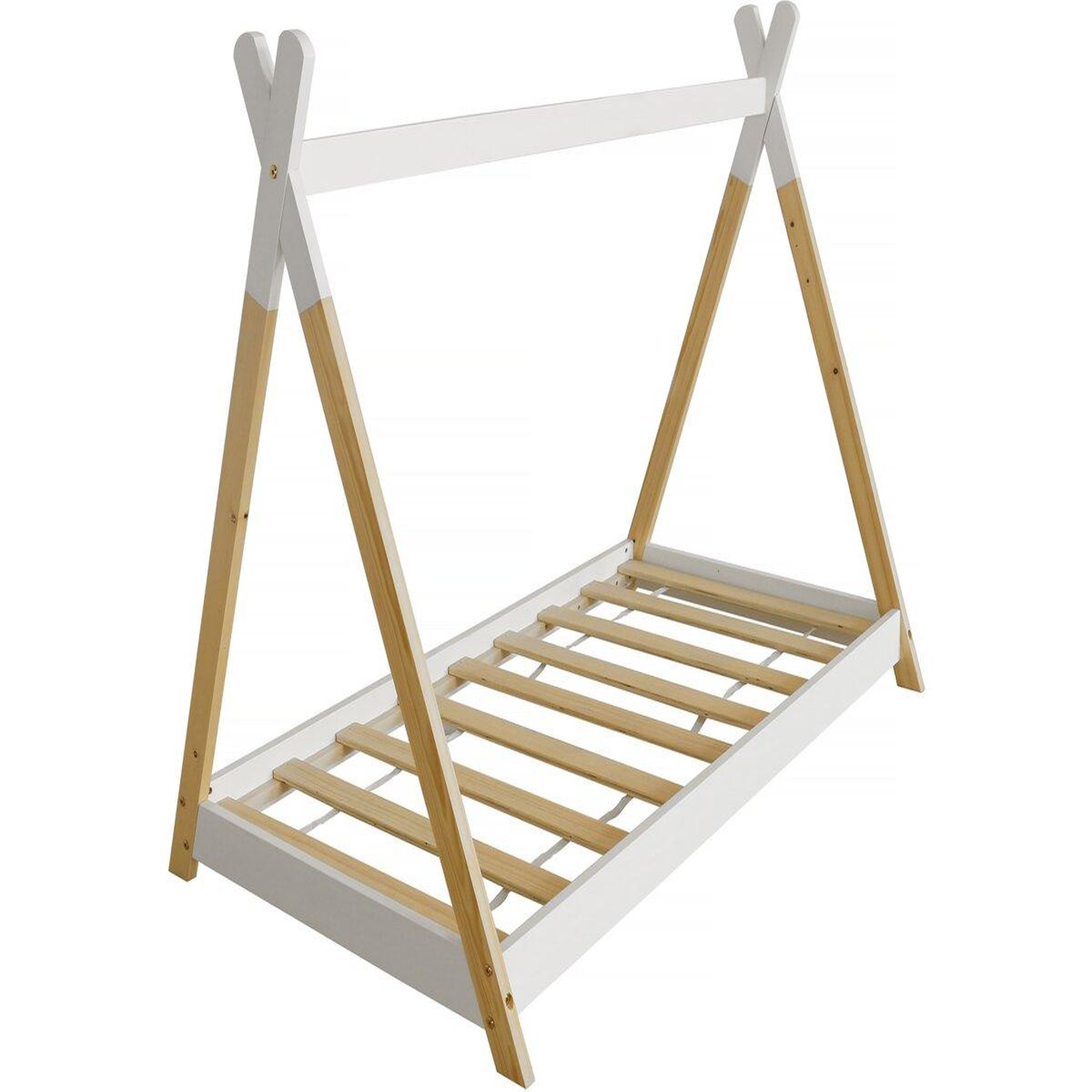 Voir la diapositive 1 : Habitat et Jardin Lit Tipi  Melissa  70 x 140 cm - Blanc