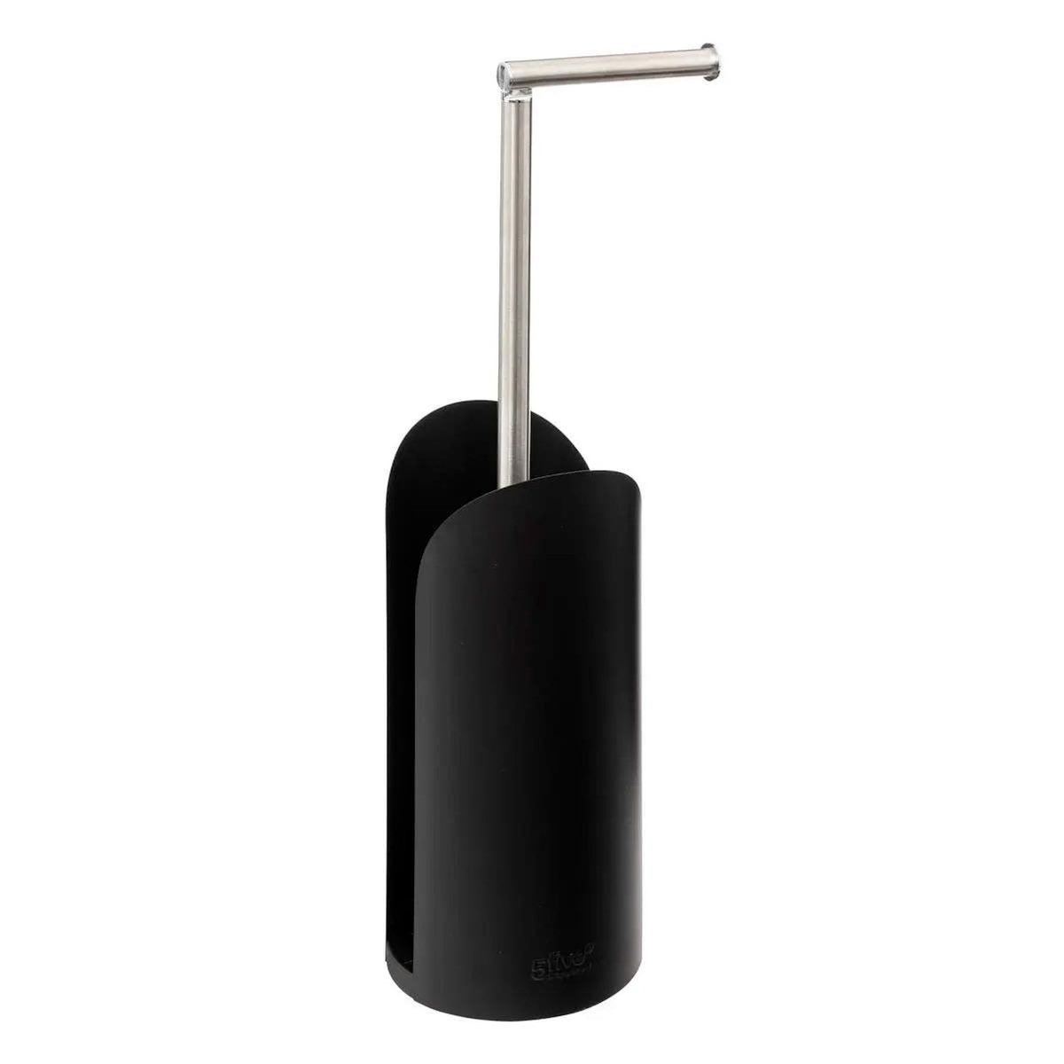 FIVE Dérouleur de Papier Toilette  Flexible  60cm Noir