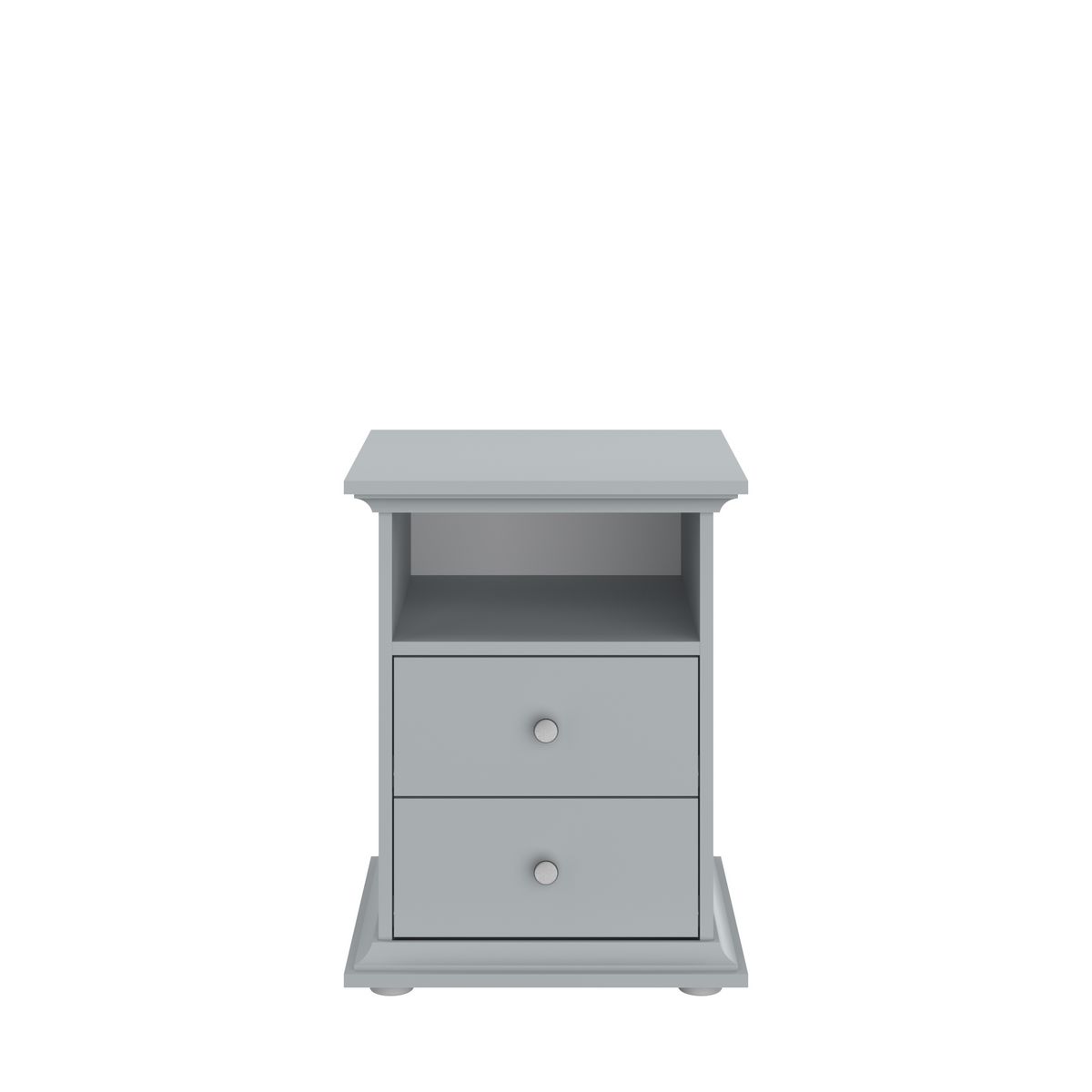 Chevet 1 niche 2 tiroirs L45cm NESRINE