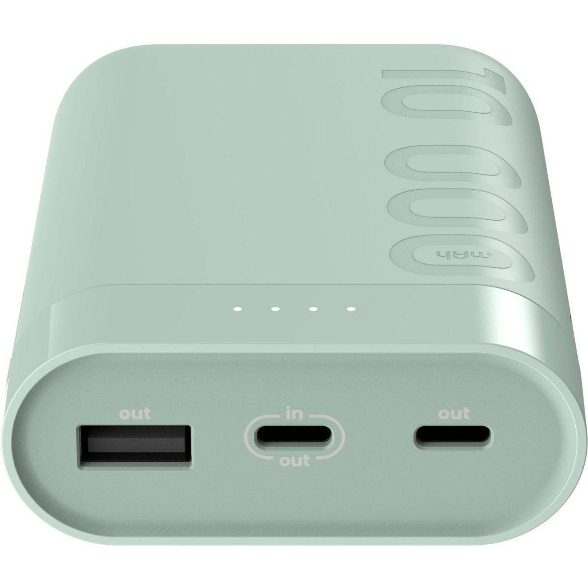 Voir la diapositive 4 : ESSENTIEL B Batterie externe 10000 mah vert