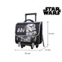 Voir la diapositive 6 : Bagtrotter BAGTROTTER Cartable à roulettes 38 cm Disney Star Wars Noir