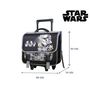 Voir la diapositive 6 : Bagtrotter BAGTROTTER Cartable à roulettes 38 cm Disney Star Wars Noir