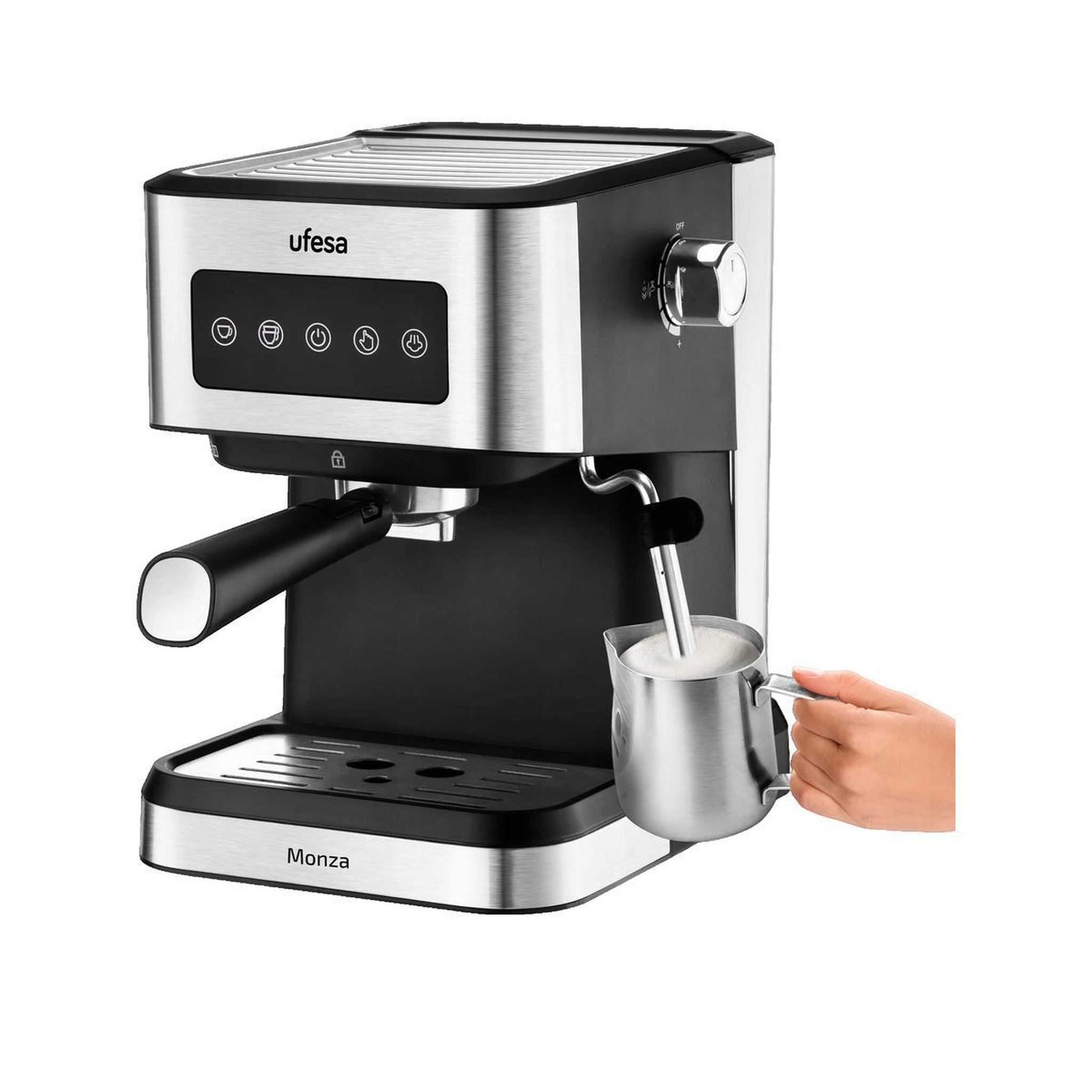 Voir la diapositive 2 : UFESA Machine à café espresso Ufesa Monza 1050W 20 bars 1,5L