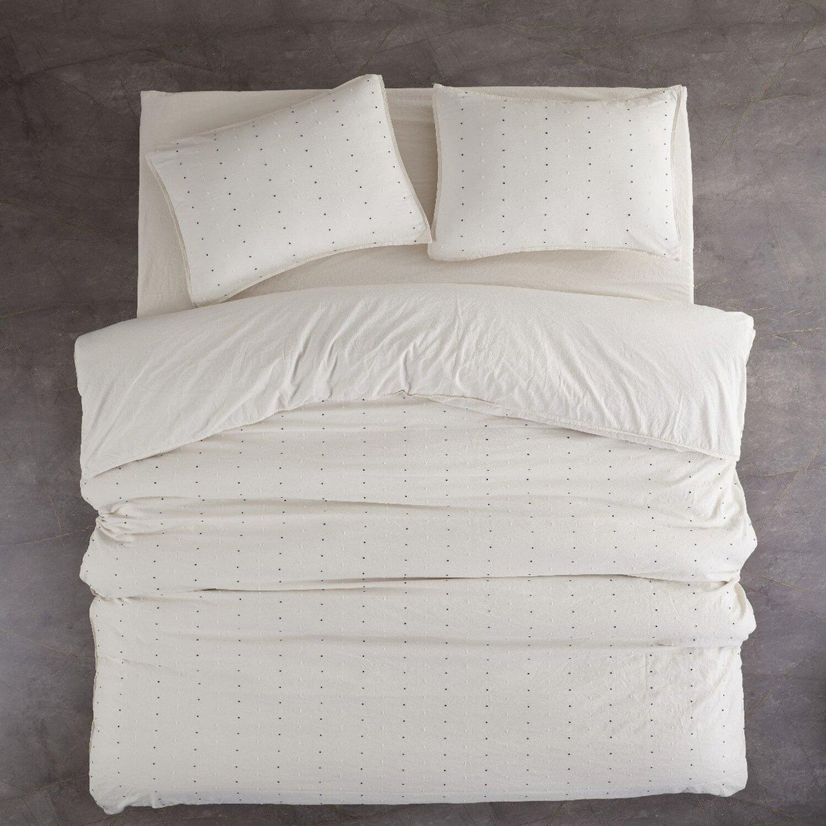 Home collection Parure housse de couette avec taie(s) 100 % coton Encorte