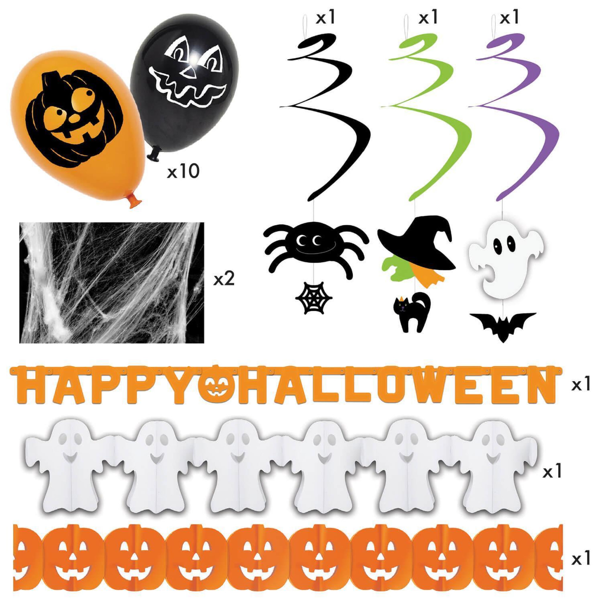 Voir la diapositive 1 : Rubie's Pack Décoration Halloween