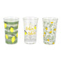Voir la diapositive 1 : Paris Prix Lot de 3 Verres Design  Shooter  4cl Vert & Jaune