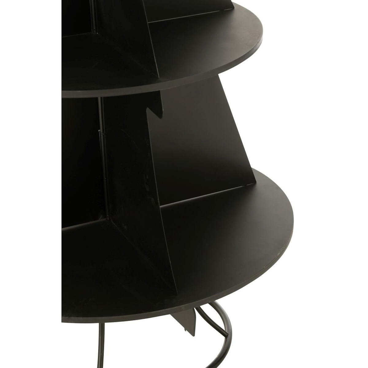 Paris Prix Étagère Sapin 4 Niveaux  Xmas  214cm Noir