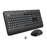 Logitech Logitech Advanced MK540 clavier Souris incluse USB QWERTY US International Noir, Blanc