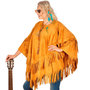 Voir la diapositive 2 : WIDMANN Poncho Daim - Hippie - Femme - Standard
