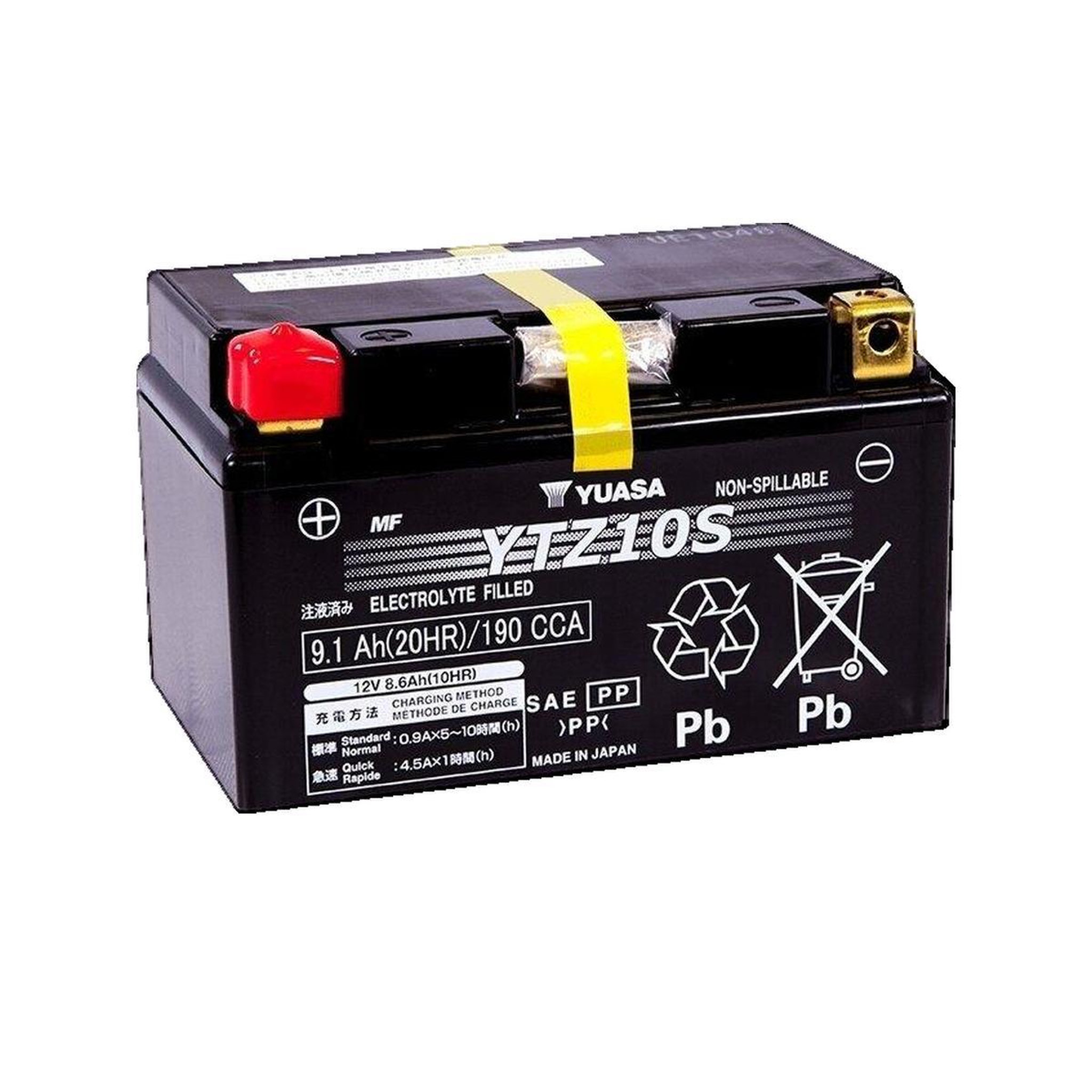 YUASA Batterie Yuasa YTZ10S 12 V 8.6 Ah étanche