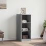 Voir la diapositive 3 : VIDAXL Garde robe sonoma gris 48x41x102 cm bois d ingénierie