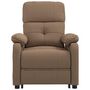 Voir la diapositive 4 : VIDAXL Fauteuil Marron Tissu