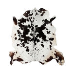 Paris Prix Tapis Peau de Vache  Glam  Noir & Blanc. Coloris disponibles : Noir