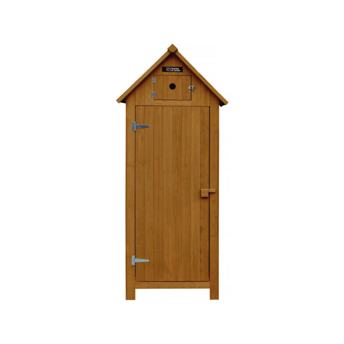Habitat et Jardin Armoire de jardin  Cabanon  - 77 x 54.5 x 179 cm - Marron