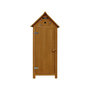 Voir la diapositive 1 : Habitat et Jardin Armoire de jardin  Cabanon  - 77 x 54.5 x 179 cm - Marron