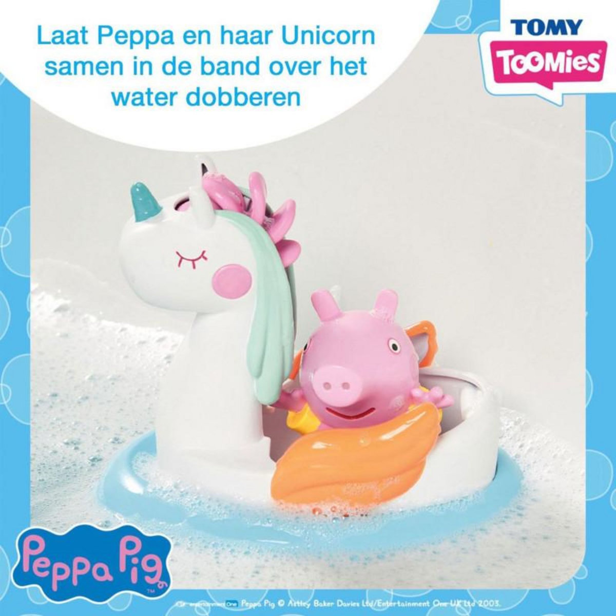 TOMY Tomy Peppa Pig avec bateau pour le bain E73106
