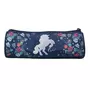 Bagtrotter BAGTROTTER Trousse scolaire ronde Cybel Cheval Licorne Bleue