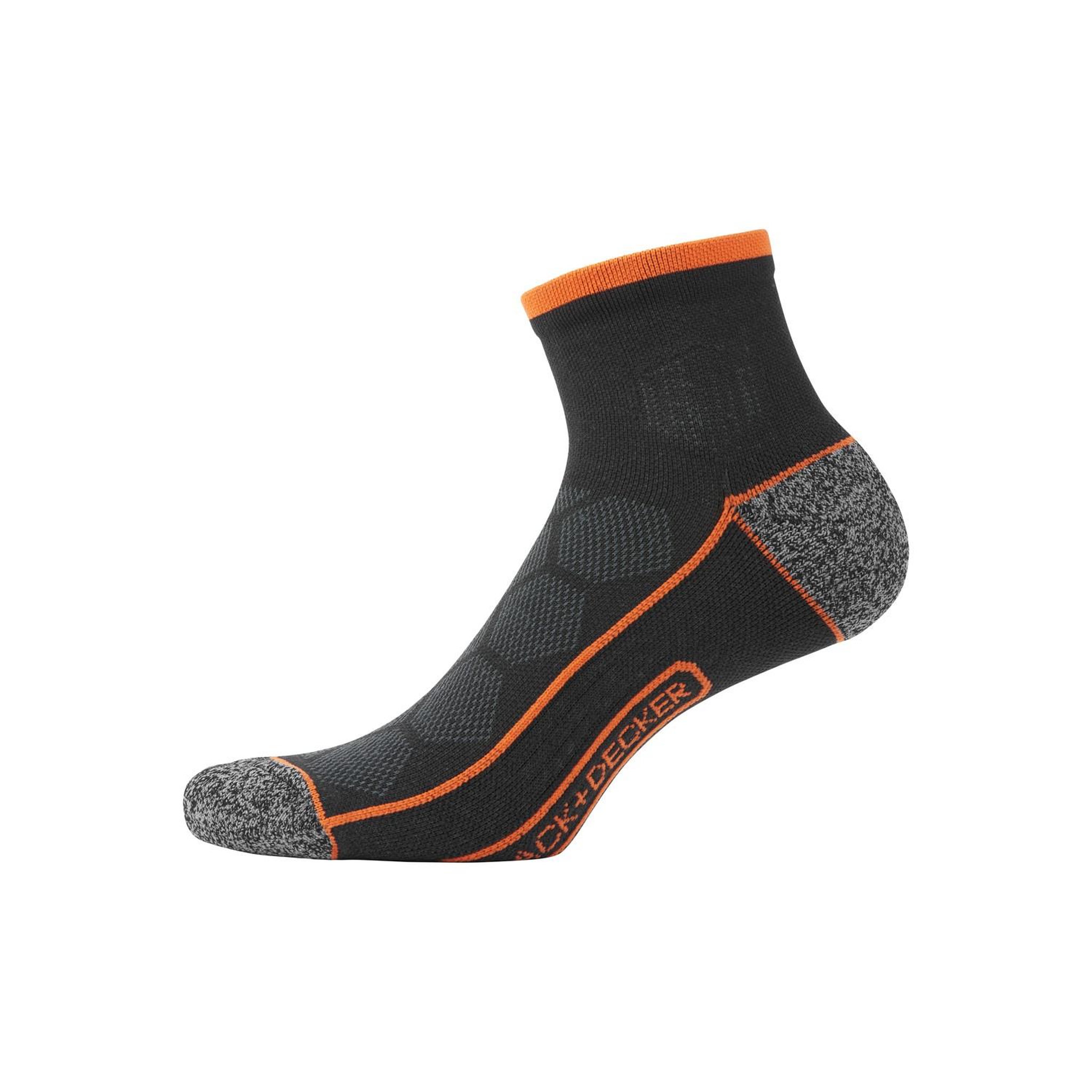 Voir la diapositive 5 : Black et Decker Lot de 4 paires de chaussettes socquettes de travail tool