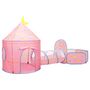 Voir la diapositive 4 : VIDAXL Tente de jeu pour enfants avec 250 balles Rose 301x120x128 cm