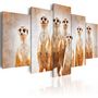 Voir la diapositive 1 : Paris Prix Tableau Imprimé  Family of Meerkats