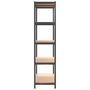 Voir la diapositive 5 : VIDAXL Etagere de rangement 5 niveaux Anthracite Acier bois ingenierie