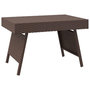 Voir la diapositive 2 : VIDAXL Table d'appoint pliable marron 60x40x38 cm resine tressee