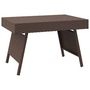 Voir la diapositive 2 : VIDAXL Table d'appoint pliable marron 60x40x38 cm resine tressee