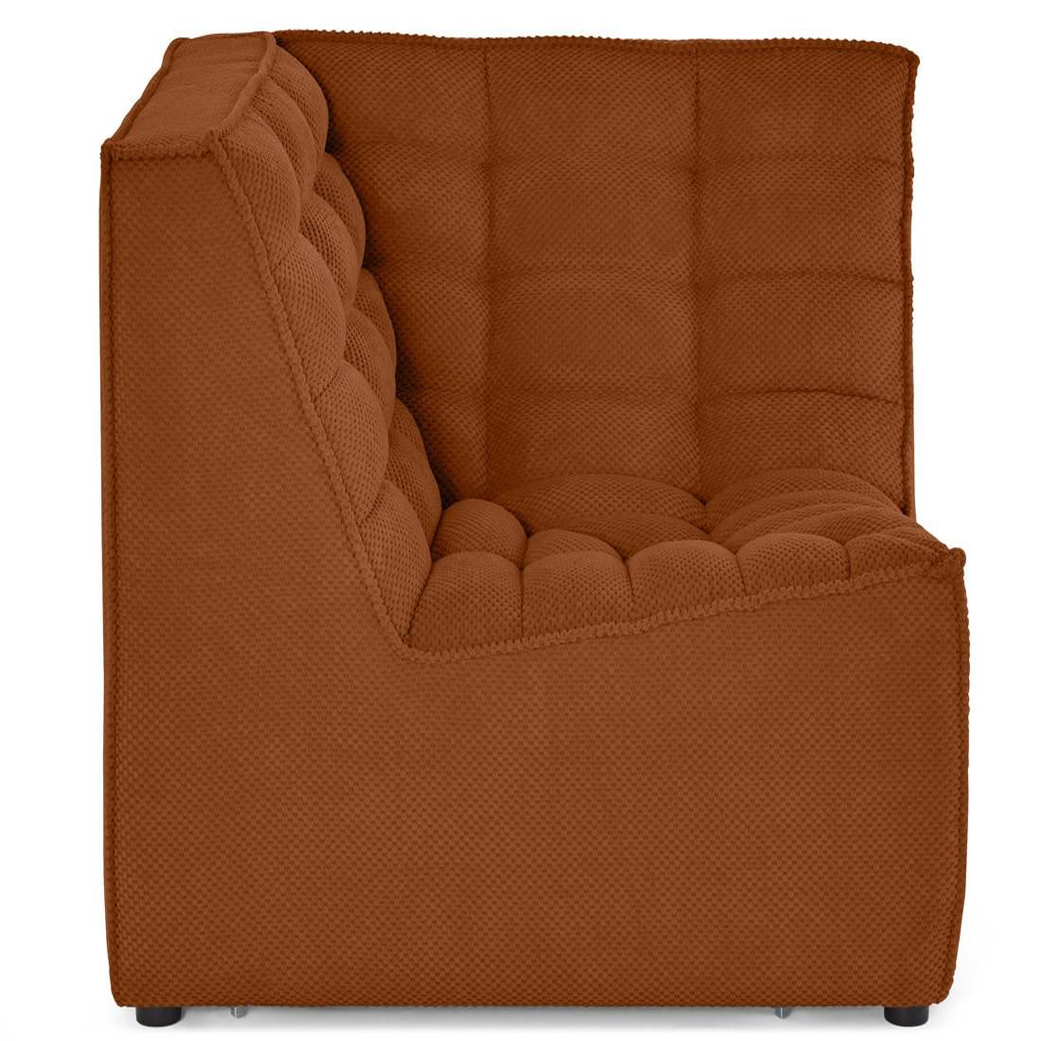 Voir la diapositive 5 : BEST MOBILIER Ellie - module d'angle en velours texturé