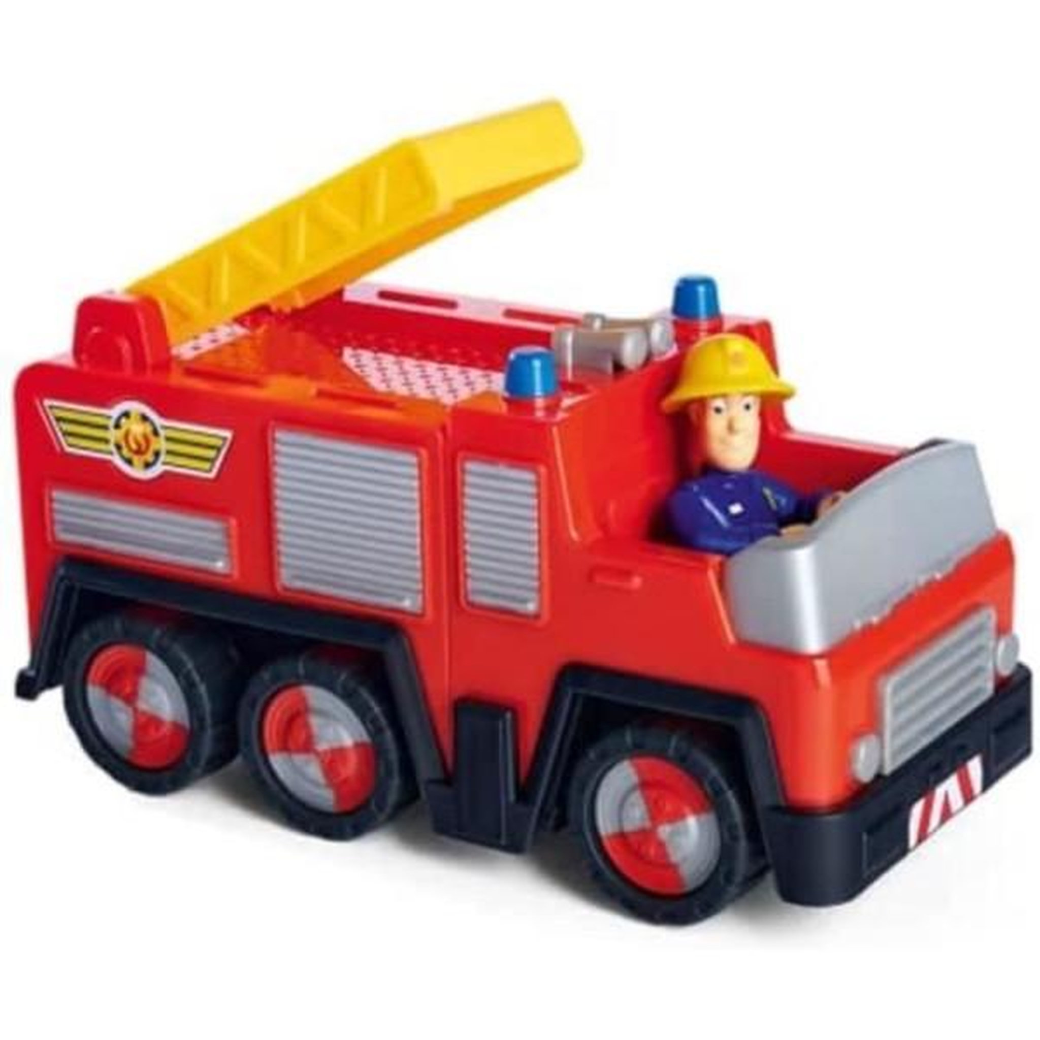 SILVERTORN Mini véhicule Sam le Pompier - SILVERTORN - Camion Jupiter - Figurine articulée incluse - A partir de 3 ans
