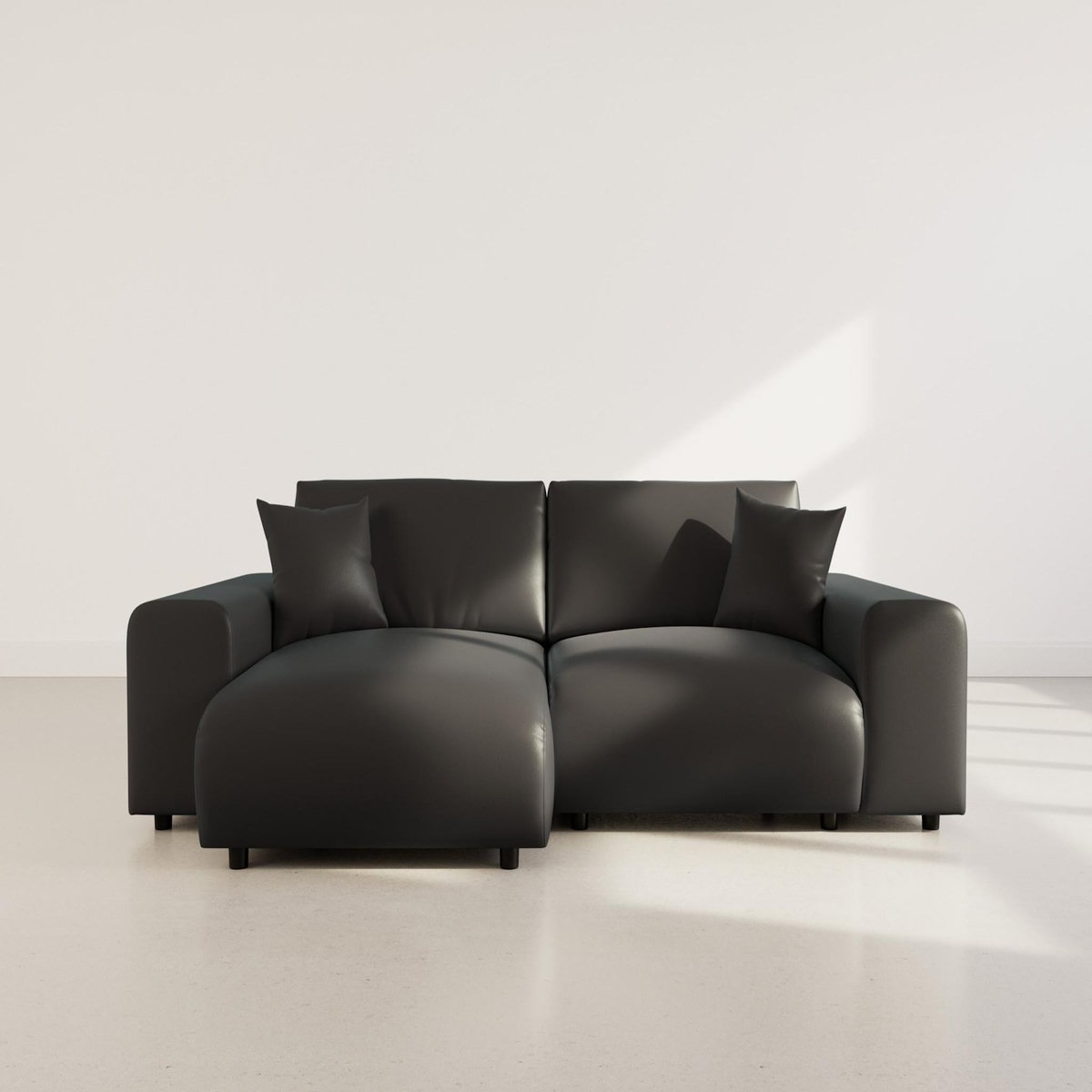 LISA DESIGN Garance - canapé d'angle réversible 4 places en simili