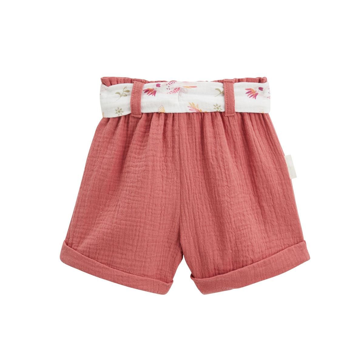 Petit Béguin Short enfant en gaze de coton Fiesta