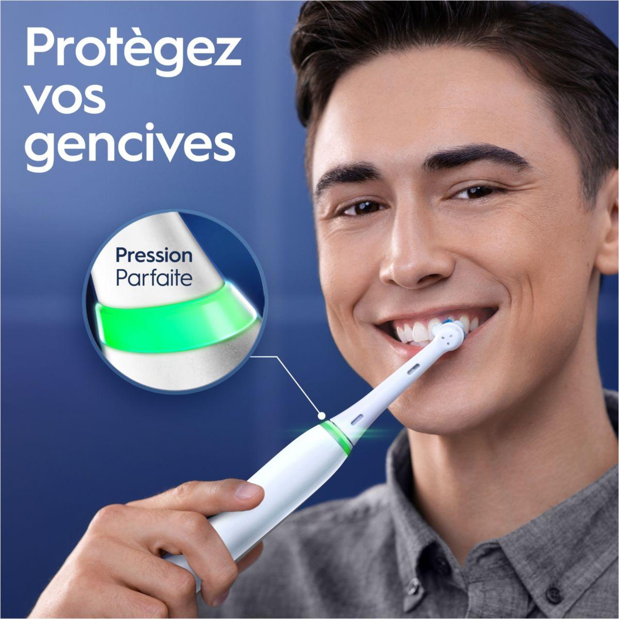 Voir la diapositive 3 : ORAL B Brosse à dents électrique io6s series white