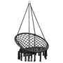 Voir la diapositive 2 : VIDAXL Chaise à bascule en hamac 80 cm Anthracite