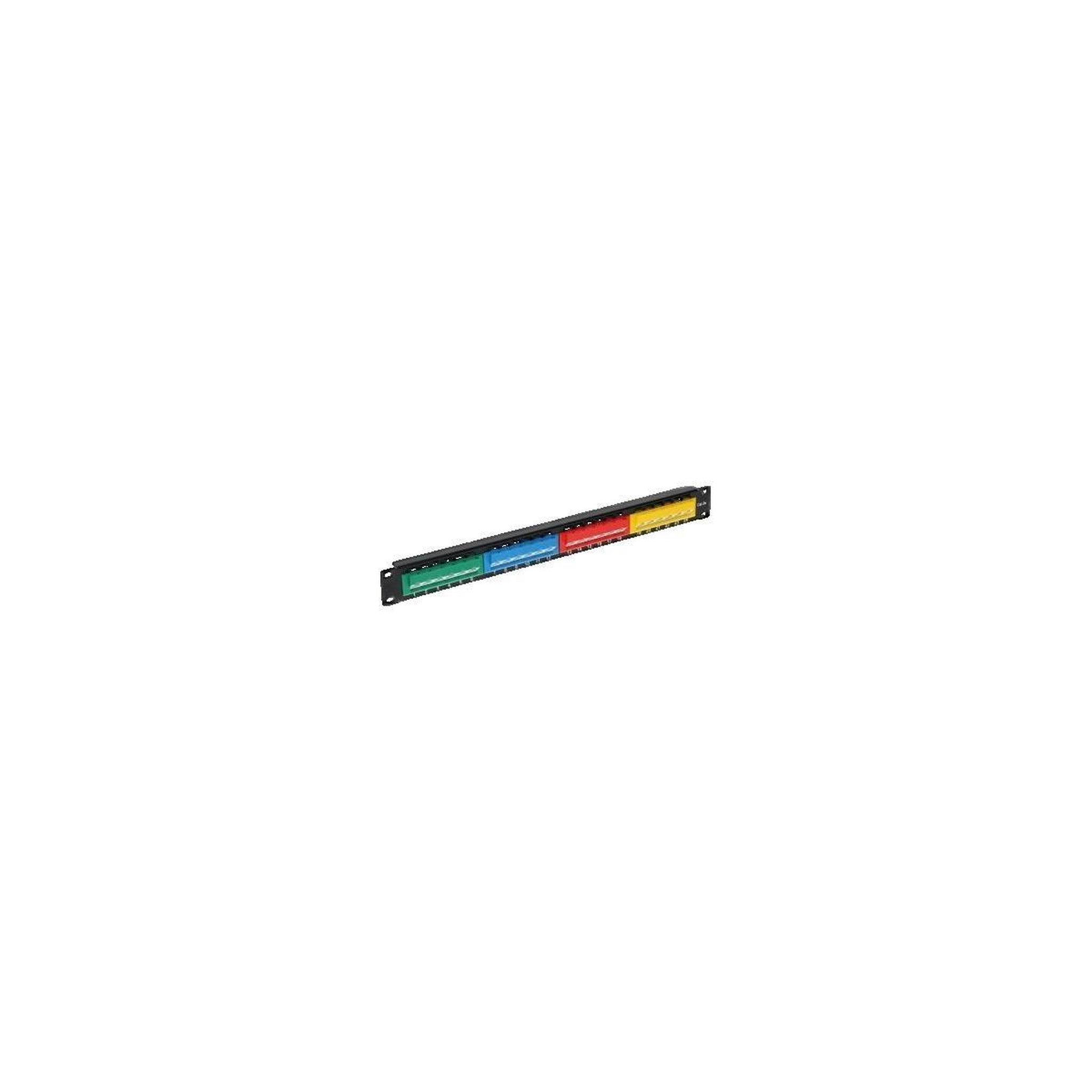 Delta Panneau de brassage Delta PP-24/RJ-KAT 24 ports RJ-45 inclinés