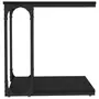 VIDAXL Table d'appoint Noir 50x35x52 cm Bois d'ingenierie