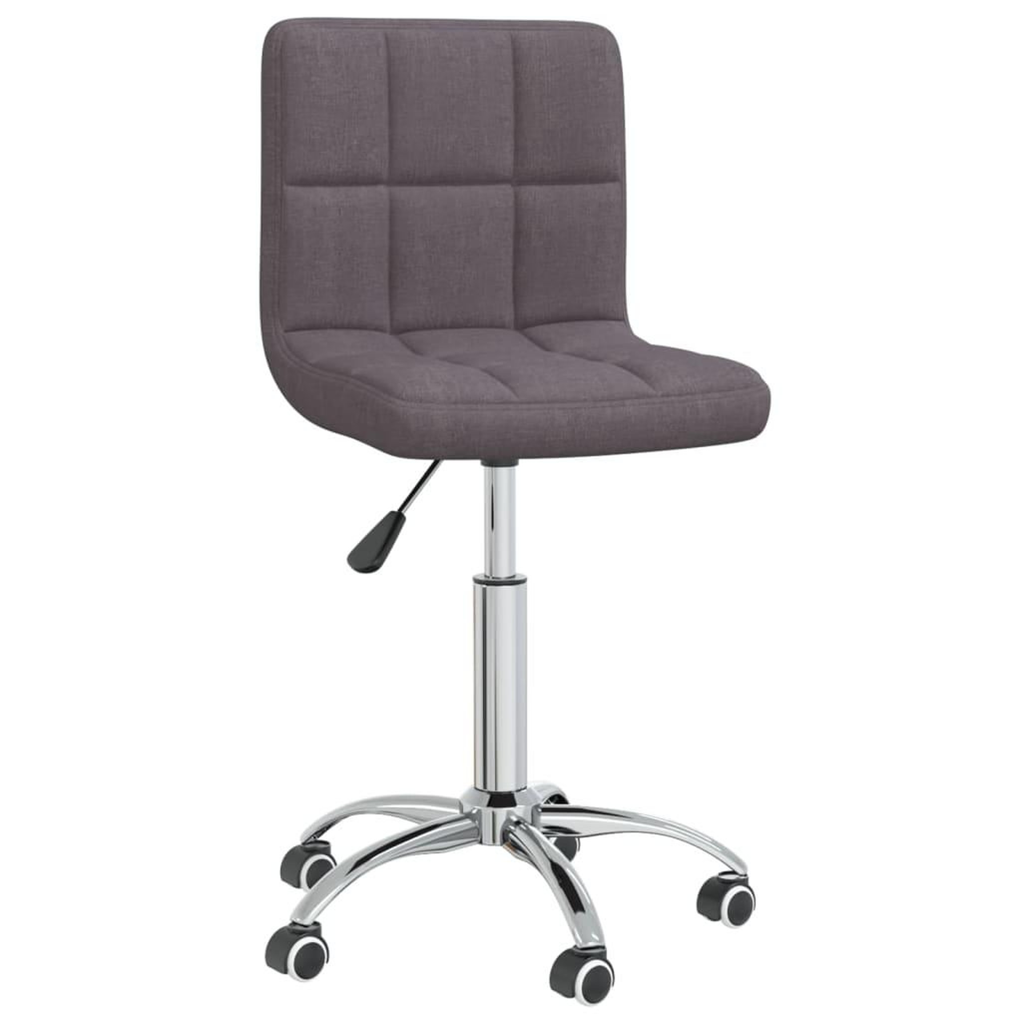 Voir la diapositive 2 : VIDAXL Chaise pivotante de bureau taupe tissu