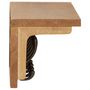 Voir la diapositive 3 : VIDAXL Porte-manteau 60x16x16 cm Bois de chene massif