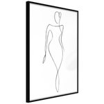 Paris Prix Affiche Murale Encadrée  Impeccable Figure. Coloris disponibles : Jaune, Noir