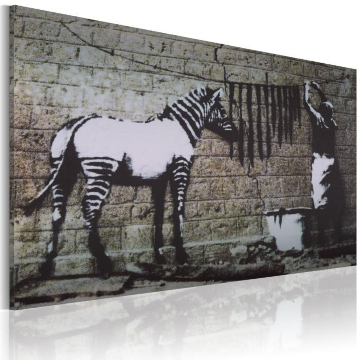 Paris Prix Tableau Imprimé  Lavage - Banksy  40x60cm