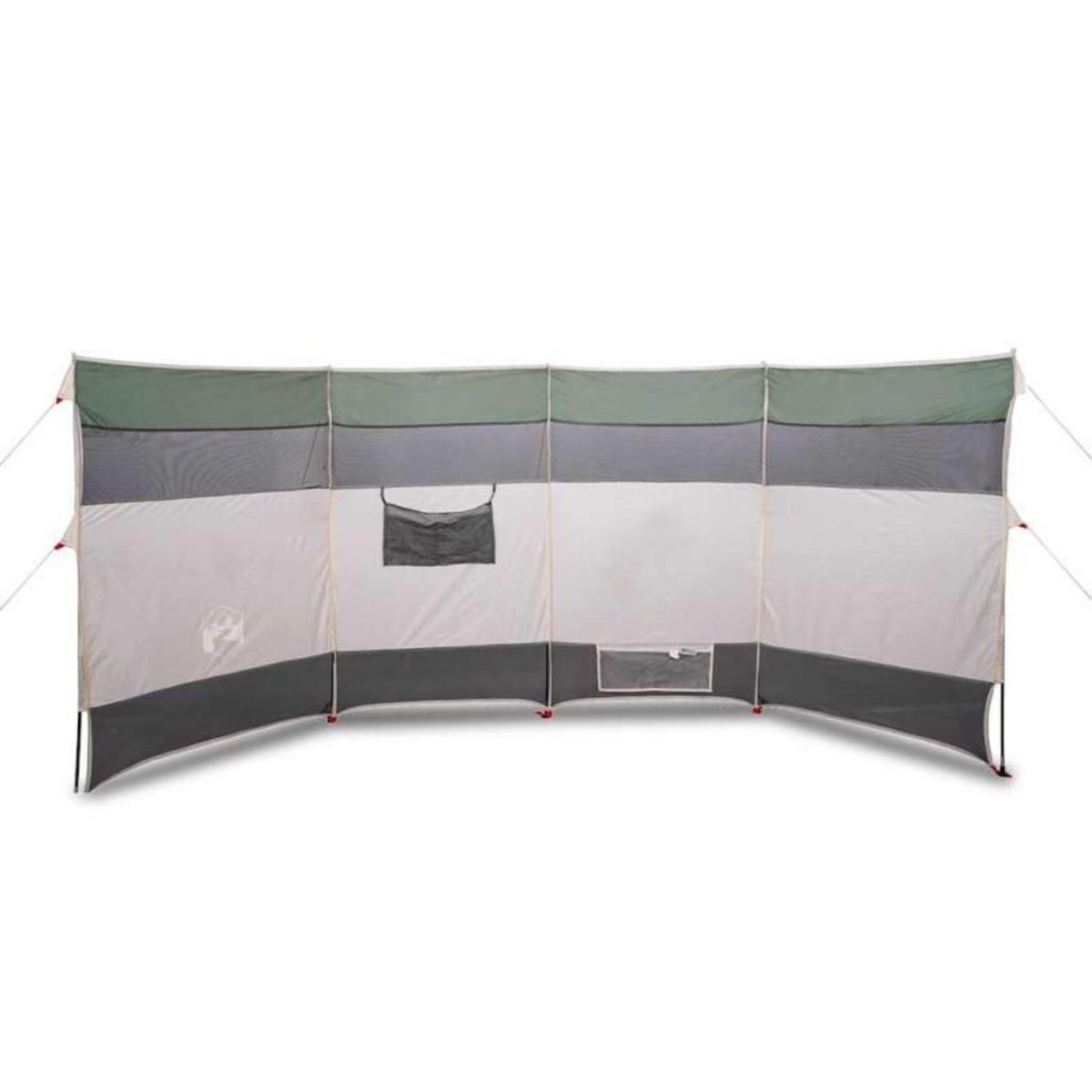 VIDAXL Brise vent de camping vert 366x152x152 cm imperméable
