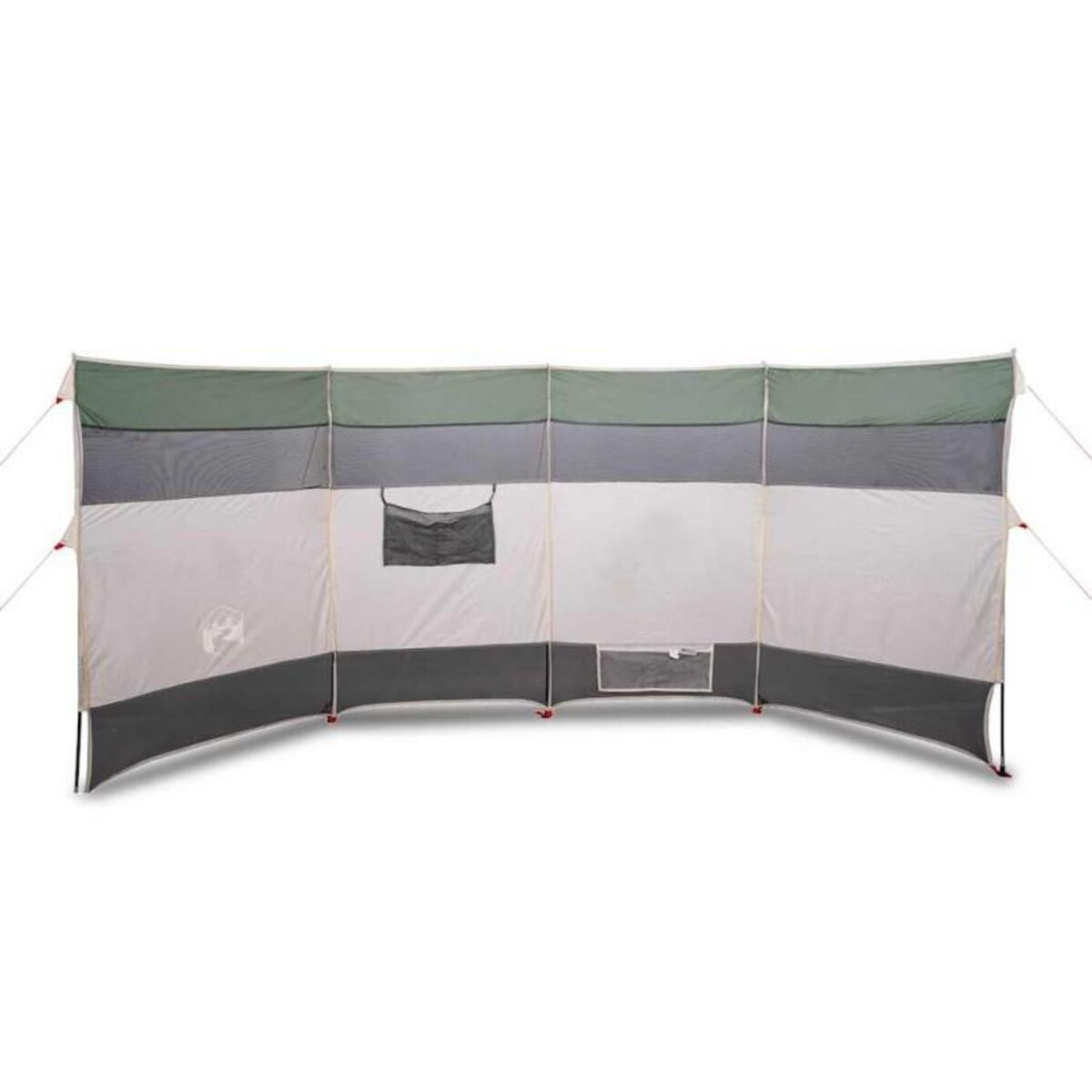 VIDAXL Brise vent de camping vert 366x152x152 cm imperméable