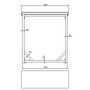 Voir la diapositive 5 : WERKAPRO Abri range bûches bois  140 x 50 x h 143cm