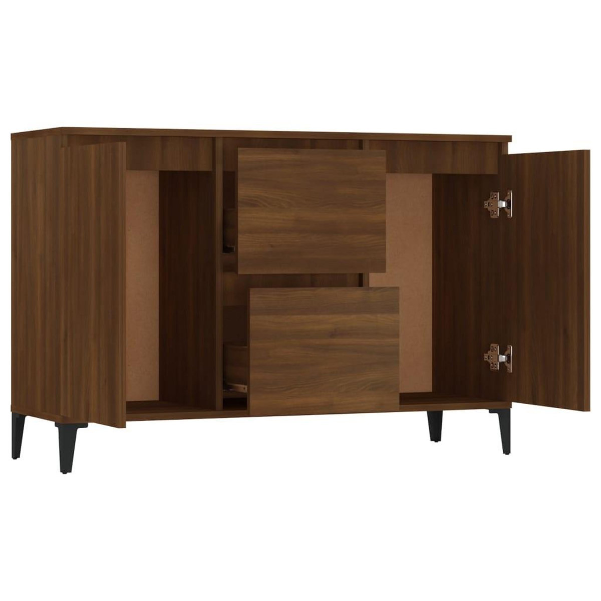 VIDAXL Buffet Chene marron 104x35x70 cm Bois d'ingenierie