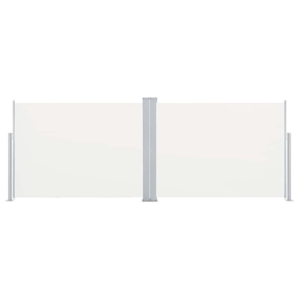 VIDAXL Auvent lateral retractable Creme 100 x 1000 cm