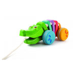 Plan Toys Alligator arc-en-ciel à tirer