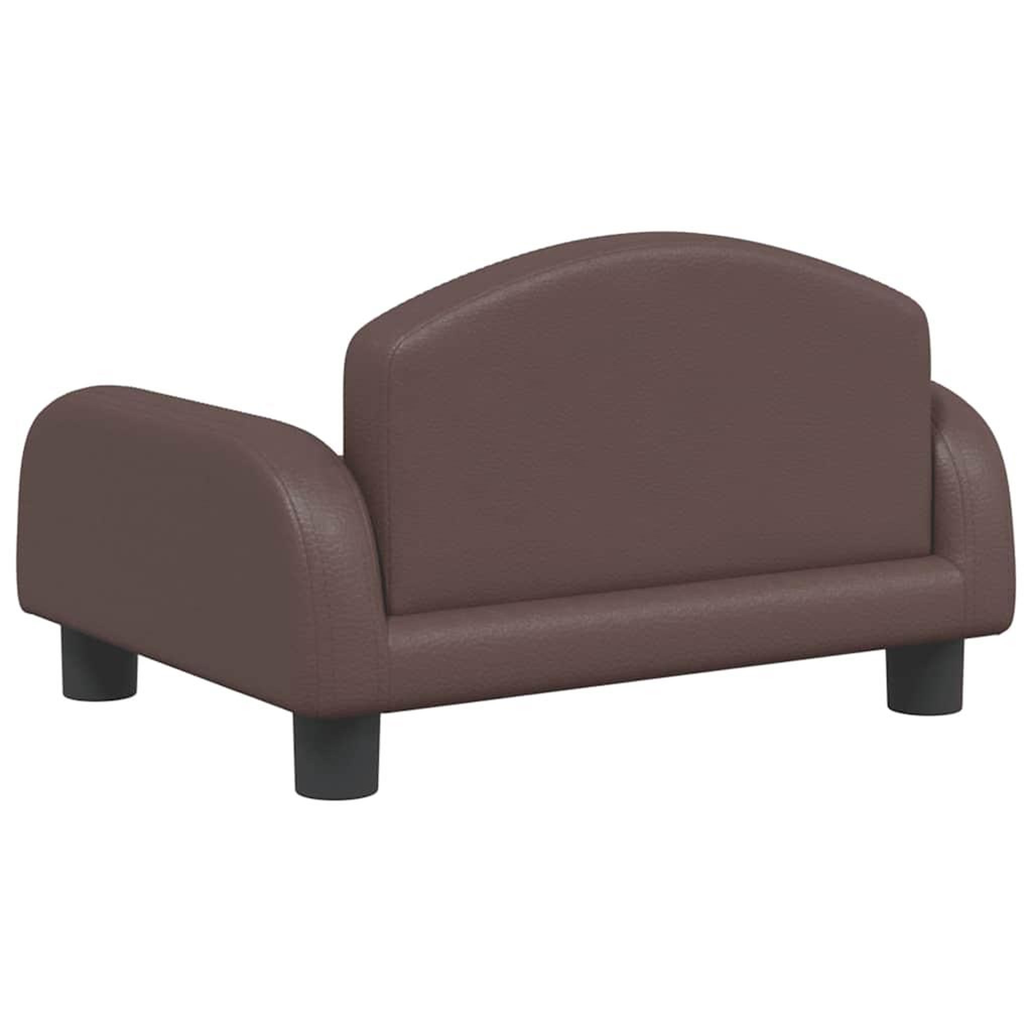 Voir la diapositive 5 : VIDAXL Lit pour chien marron 50x40x30 cm similicuir